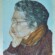 Portrait maman I - Mars 1995 - Huile sur papier toilé - 27 x 35 cm