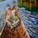 En pirogue sur l'Ubangui - Décembre 2021 - Huile sur toile - 60x80
