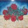 Les fleurs rouges - Huile sur toile - 34x45